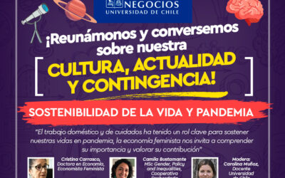 Inscríbete al Conversatorio sobre roles de género y pandemia