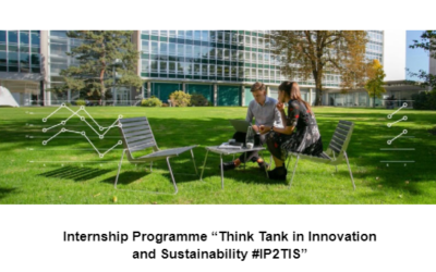 Internship Programme “Think Tank in Innovation  and Sustainability #IP2TIS”