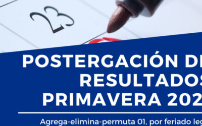 Postergación resultados agrega/elimina/permuta 01