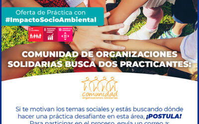 Vacantes de práctica en Comunidad de Organizaciones Solidarias