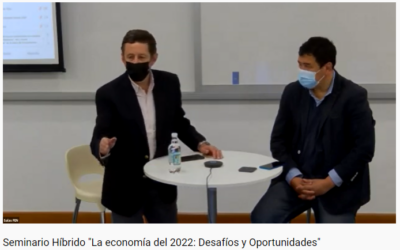 Pregrado realiza primer seminario híbrido “La economía del 2022”