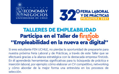 FirstJob te invita al Taller «Empleabilidad en la Nueva Era Digital»
