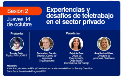 Sesión 2 seminario: «Teletrabajo, aprendizajes y avances para su implementación»