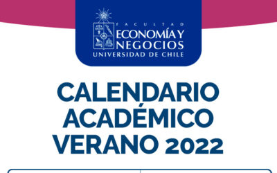 Calendario Académico Verano 2022