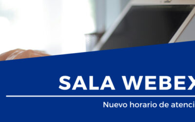 Nuevo horario atención webex Secretaría de Estudios