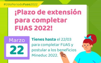 Extensión plazo de postulación FUAS