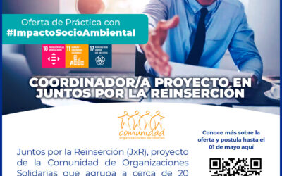 Coordinador/a Proyecto Juntos por la Reinserción