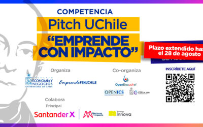 Pitch UChile: Competencia “Emprende con Impacto” extiende sus postulaciones