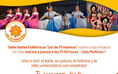 ¡Únete al Taller de Bailes Folklóricos «Sol de Primavera»!