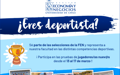 ¿Eres deportista? ¡Sé parte de las selecciones de la FEN!