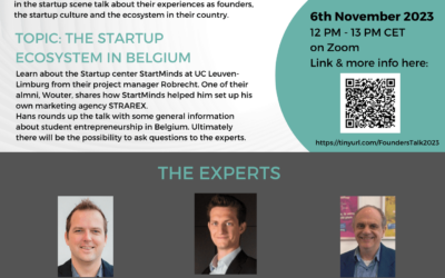 Charla online «The Belgian Startup Ecosystem
