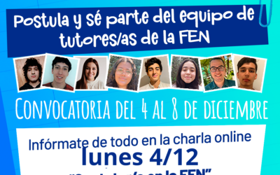 Postula como tutor o tutora FEN