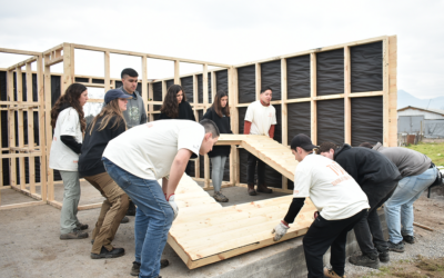 Ruta Social FEN lanza proyecto “Trabajando Una Ruta” con la construcción de casas en Doñihue